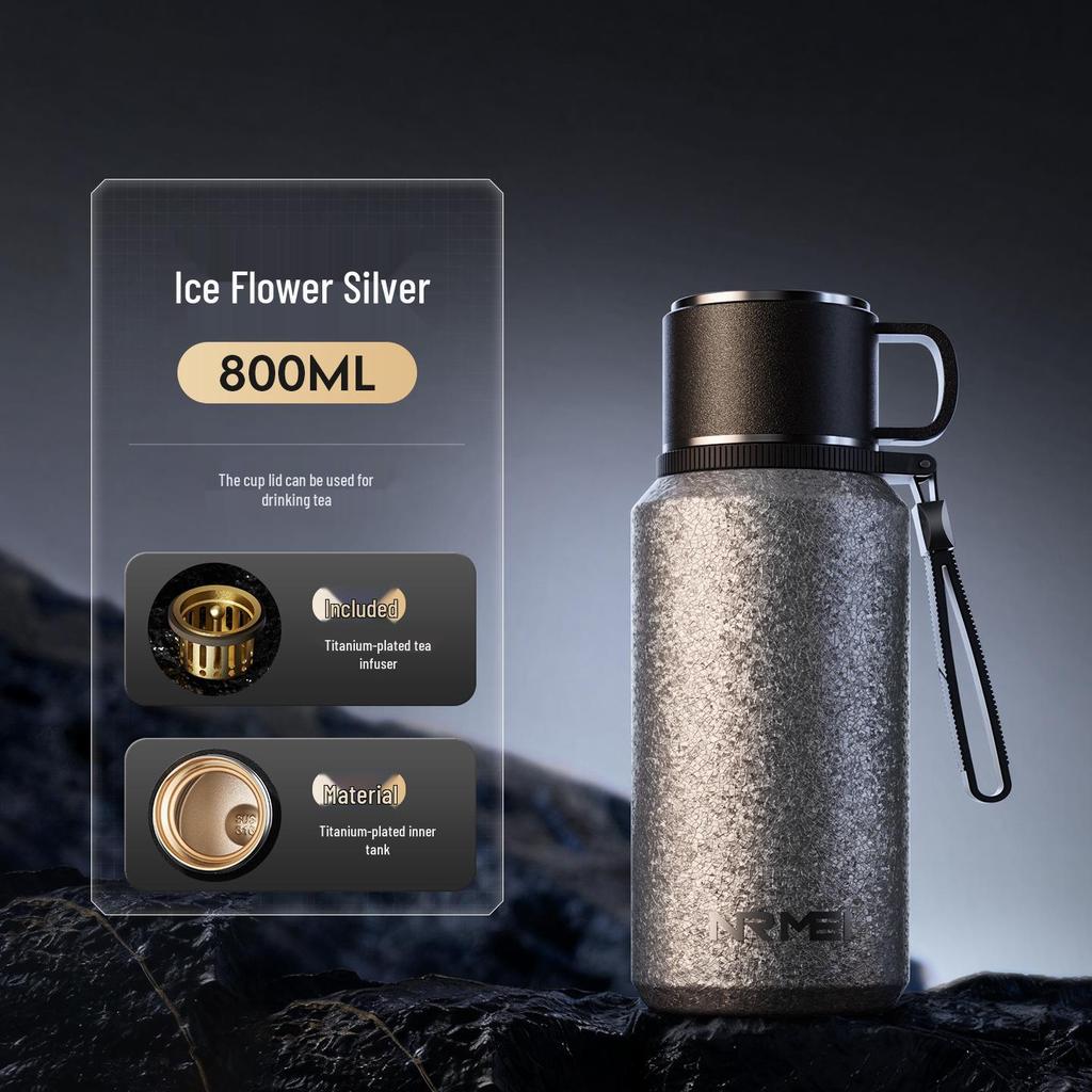 2025 Large Capacity Insulated Kettle with Tea Infuser – Unisex