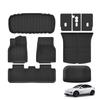 Smabee for Tesla Model Y Juniper Standard RWD 2025 2026 TPE Car Floor Mats Cargo Liner Trunk Mats Backrest Pad Accessories Black