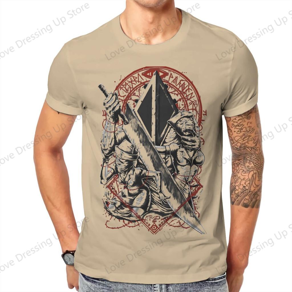 Pyramid Head Silent Hill Movie T Shirt Graphic Oneck Cotton  Tops