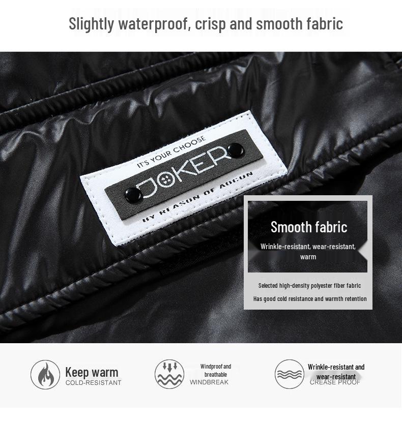 Men's 2025 Winter Hooded Down Jacket - Trendy, Casual, Versatile, and Warm Fashion Outerwear for Youth