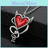 Pendant Contemporary Heart Necklace With Alloy Material For Youth Cosplay And