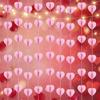 1.5m Heart Honeycomb Ball String Stereoscopic Valentines Day Decoration Lantern  Bridal Shower