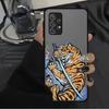 Phone Cover Case for Samsung Galaxy A53 A16 A15 A34 A36 A17 A52 A52S A72 A14 A23 A35 A73 A33 A54 A56 A55 Cool Tiger Dragon