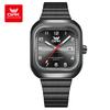 OPK brand digital engraved luminous waterproof single calendar men's watch quartz watch 6040
