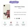 For iPhone 16e Case Muscle Bear Pattern Printing Straight Edge TPU Phone Back Cover