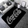 C-Coca C-cola Vintage Logo Rohožka Omyvatelná Protiskluzová Rohožka do Obývacího Pokojového Prostoru u Pohovky a Křesel Kuchyňská Rohožka Před Dveřmi Koberec