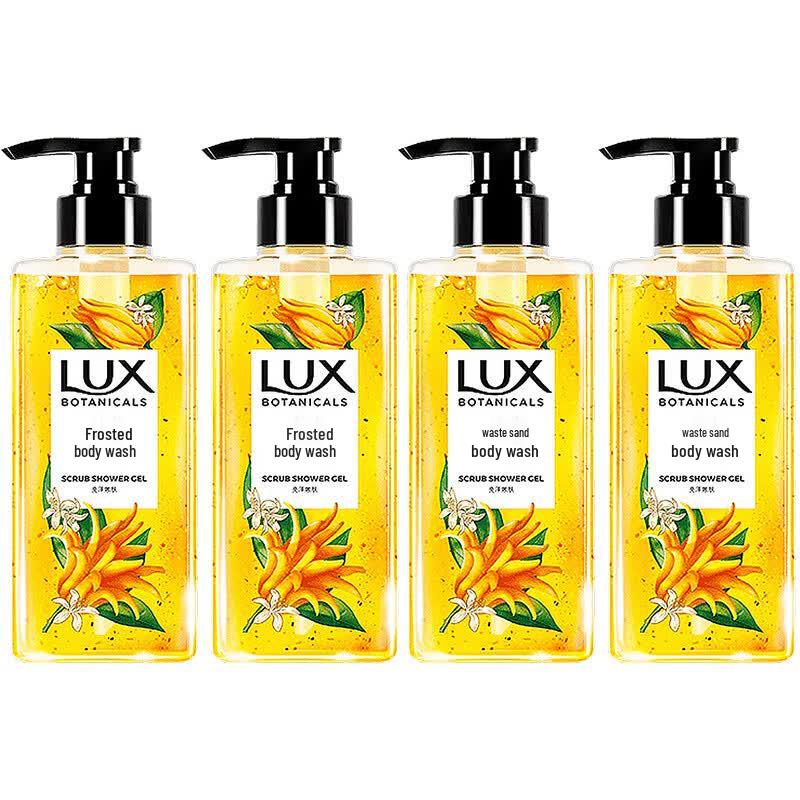 Lux Exfoliating & Brightening Body Wash with Fruit Acid & Bergamot (4x400g)