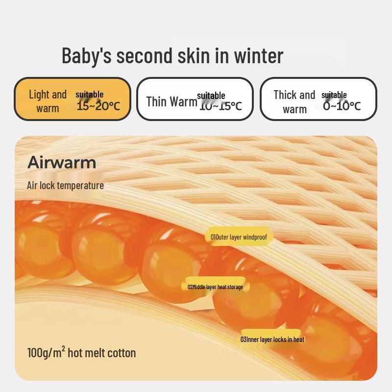 Jingqi Fleece Lined Sleeveless Vest for Boys and Girls - Warm Autumn/Winter Infant Waistcoat