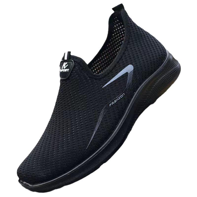 2024 neueste Sommer Atmungsaktive Mesh Arbeit Herren Schuhe Casual Schuhe Atmungsaktive Sport-Schuhe Tekkies Für Männer