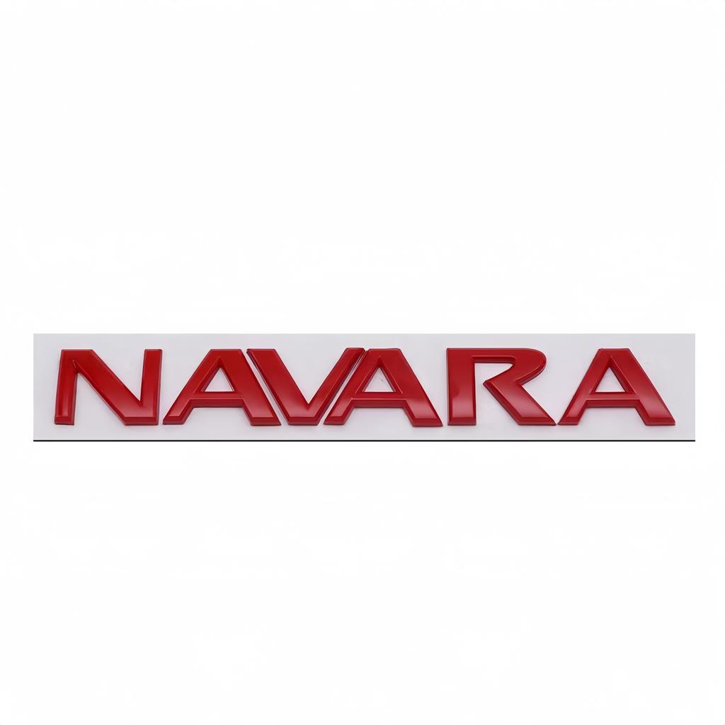 1PC 3D ABS NAVARA Logo Badge Sticker Rear Trunk Emblem Decal High-Quality Automotive Styling Accessories