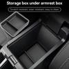 Armrest Storage Box For Wr-v 2025-2025 Armrest Lower Storage Box Car Tray Abs Organizer Black Accessories For W S4w3