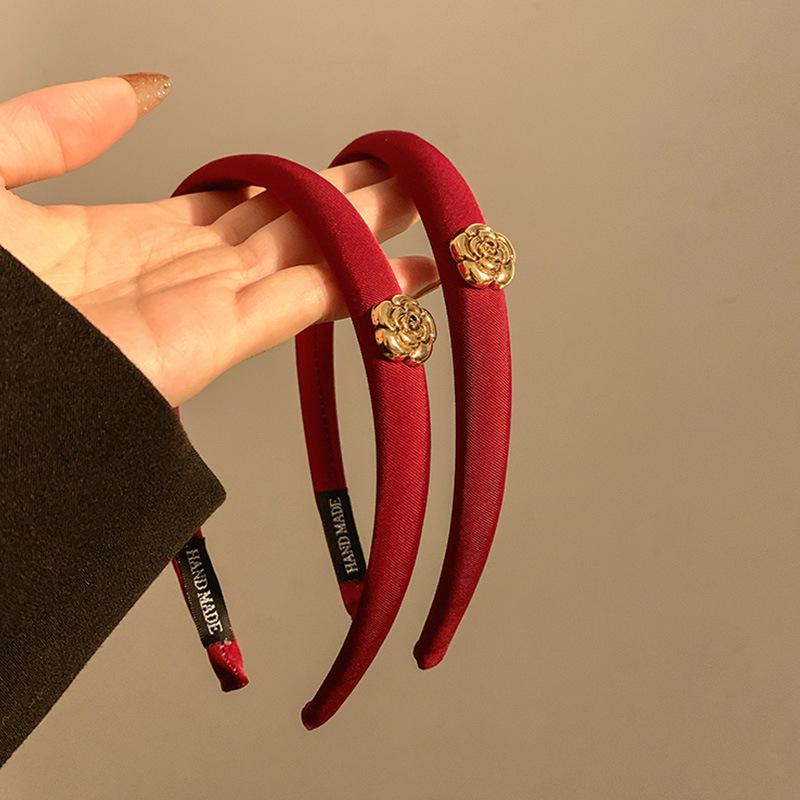 Candy Color Waffle Headband: High Crown, Advanced Face Wash Sponge, Wide Edge Hair Hoop for Early Spring.