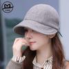 Zhao Ruth Hat Women's Spring and Autumn Winter Fashion Versatile Equestrian Hat Plain Face Small Cap Women