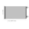 Automatic Pet Mesh Isolation Net Retractable Pet Gate For Kid Dog Fence Easy Install Pet Gate For Stairs Doorways Outdoor