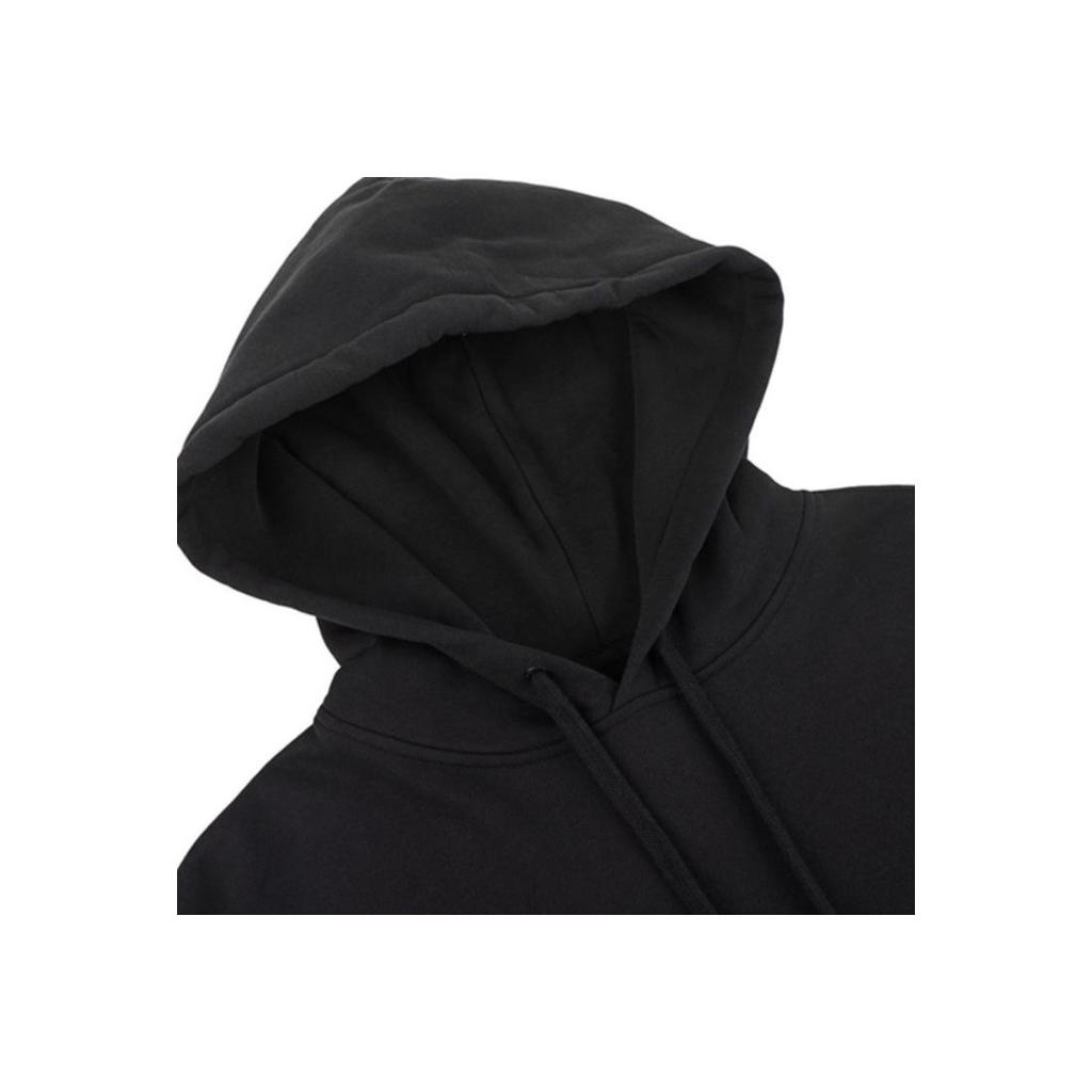 Vans Back Print Pullover Hoodie With Fleece Lining Men Tops Black VN0A4BP4BLK