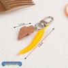 Miniature Food Keychain: Fruit, Vegetable & Beef DIY Backpack Pendant Toy