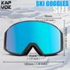 Photochromic UV400 Protection Ski Goggles Sports Mask for Men Women Winter Anti-Fog Snowboarding Goggle Skiing Glasses