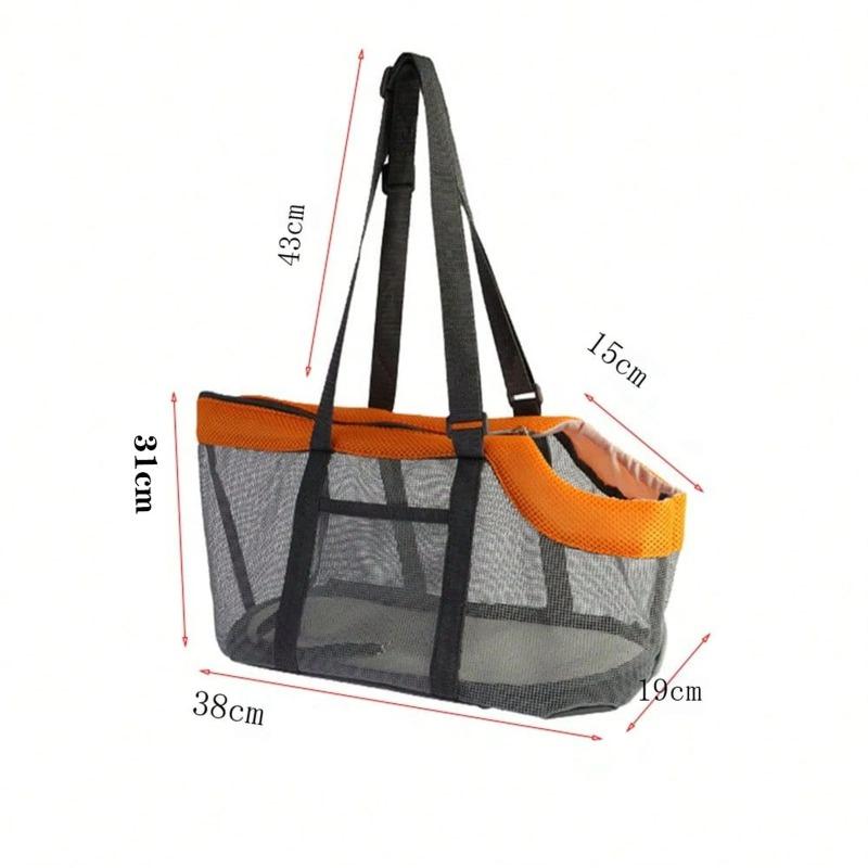 Portable Foldable Pet Carrier Tote Bag Breathable Mesh Window Shoulder Outdoor Travel Walk Bag for Small Dogs and Cats