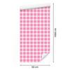 Pink Checkered Powder Pink Wallpaper for Living Room and Bedroom 50x1000