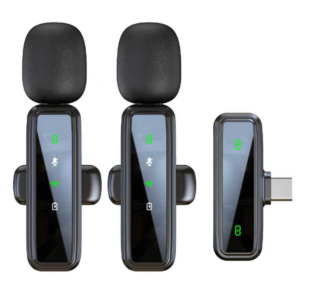 New J81 Lavalier Microphone: Smart Noise Reduction, Wireless J82 Three-in-One Mic