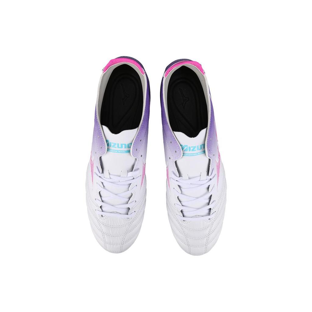 Mizuno AG Artificial Ground Cushioning Soccer Shoes Men's White Purple P1GA238456