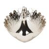 Metal Fruit Bowl Vintage Exquisite Peacock Shape Decorative   Plate for Snacks Nuts Dried Fruits