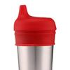 Anti-spill and anti-overflow flexible silicone duckbill sippy cup lid can be matched with any diameter cup lid. Silicone cup lid