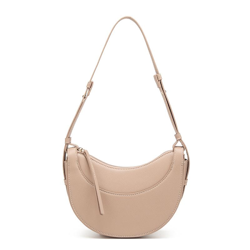 2025 New Personalized Messenger Bag Solid Color Shoulder Bag Underarm Bag Casual Handbag Autumn and Winter Daily Women's Bag