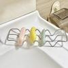 Minimalist Style Stainless Steel Soap Rack Moisture-Proof Waterproof Soap Holder Wall-Mountable Soap Dish Bathroom Use