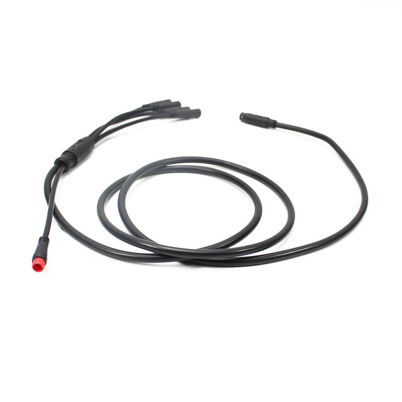 LinHi E-Bike Cable Main 1T5 913AG Waterproof 2 Pin Female Main Line Compatible For Some For KT Controllers E-bike Accessory