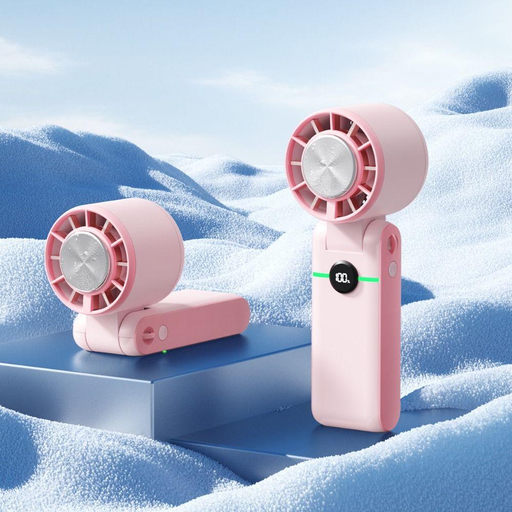 Semiconductor Refrigeration Mini Handheld Fan Powerful Turbo Fan Cooling Fan
