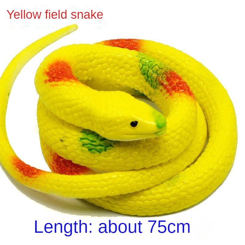 Prank Toys Workmanship Multi Color Household Products Rubber Imitation Snake Health And Safety Tpr Soft Adhesive Novelty Toys