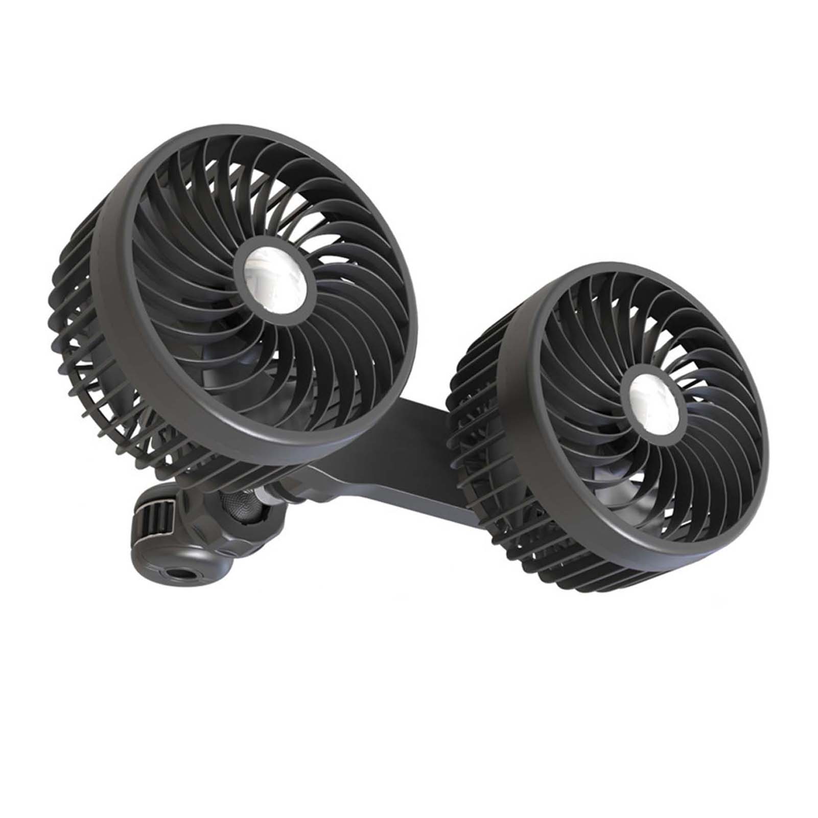 

Car Electric Fan Automotive General RearSeat Back Fan Speed Adjustable Fan for Car In Car Cooling Fan 360 Degree
