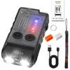 BALDR V20 LED EDC Flashlight Portable Mini Keychain Torch USB Rechargeable Work Light with Magnet Clip Camping Pocket Lantern