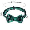 10/1PCS Christmas Snowflake Cat Collar Removable Adjustable Dog Collar Pet Cat Bow Tie Dog Christmas Accessories Pet Supplies