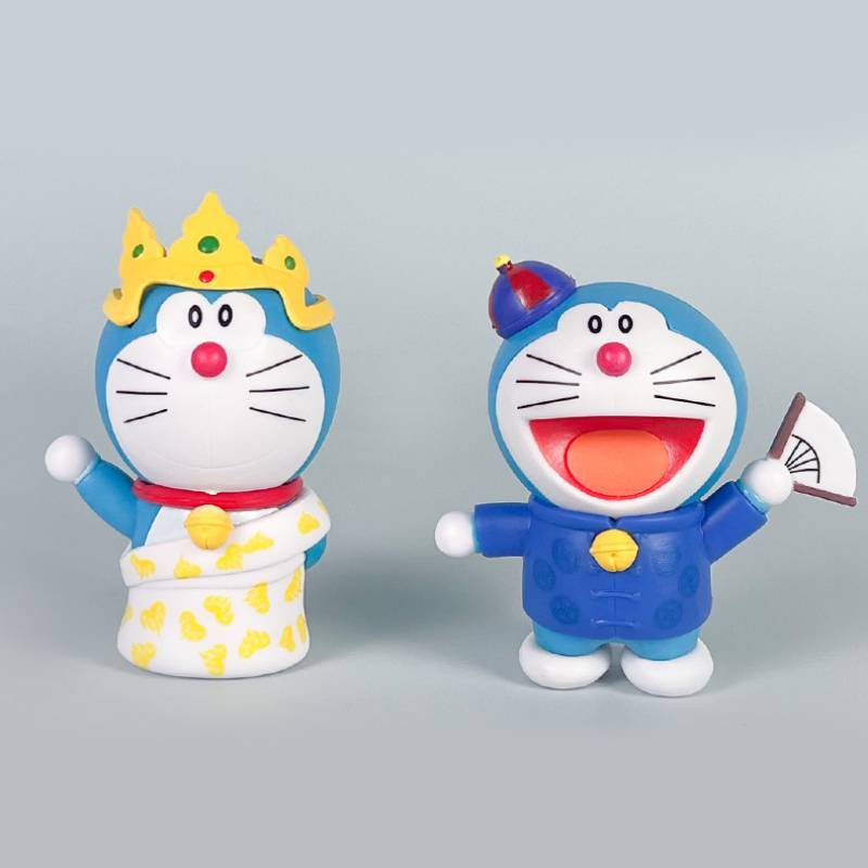Doraemon Collectible Figure Series Pvc Toy With Assembly For Desk Decor And Gift