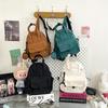 Schoolbag Women's Backpack Korean Version Simple Versatile Anti-splashing Light Travel Fashion Women's Small Cloth Bag