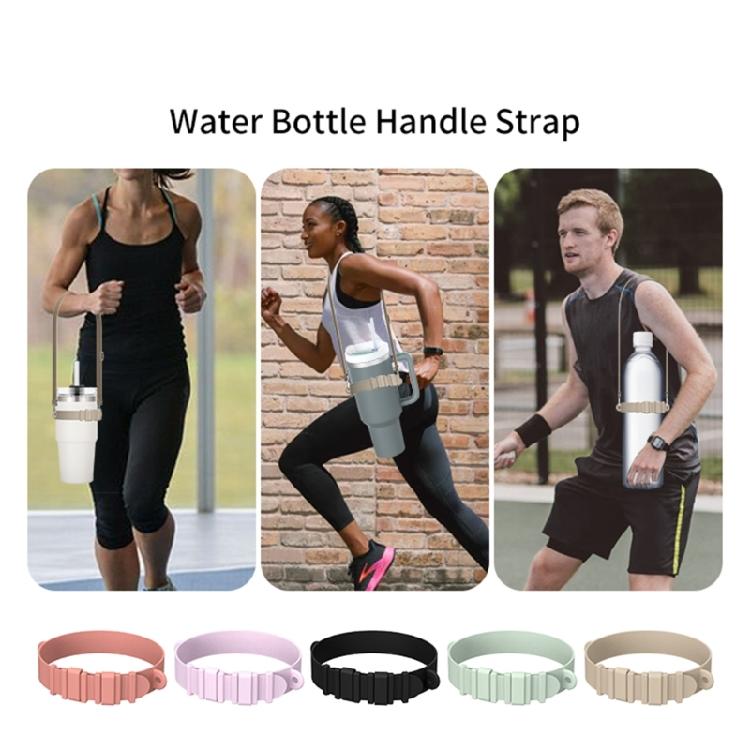 Water Bottle Lanyard Strap Handle Universal Water Bottle Silicone Sling Carrier