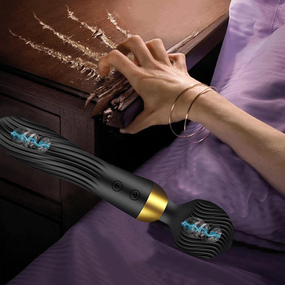 Powerful AV Vibrator Sex Toys Magic Wand for Women G Spot Clitoris Stimulator Dildo 18 Speeds Dual Motors Toys for Muscle Adults