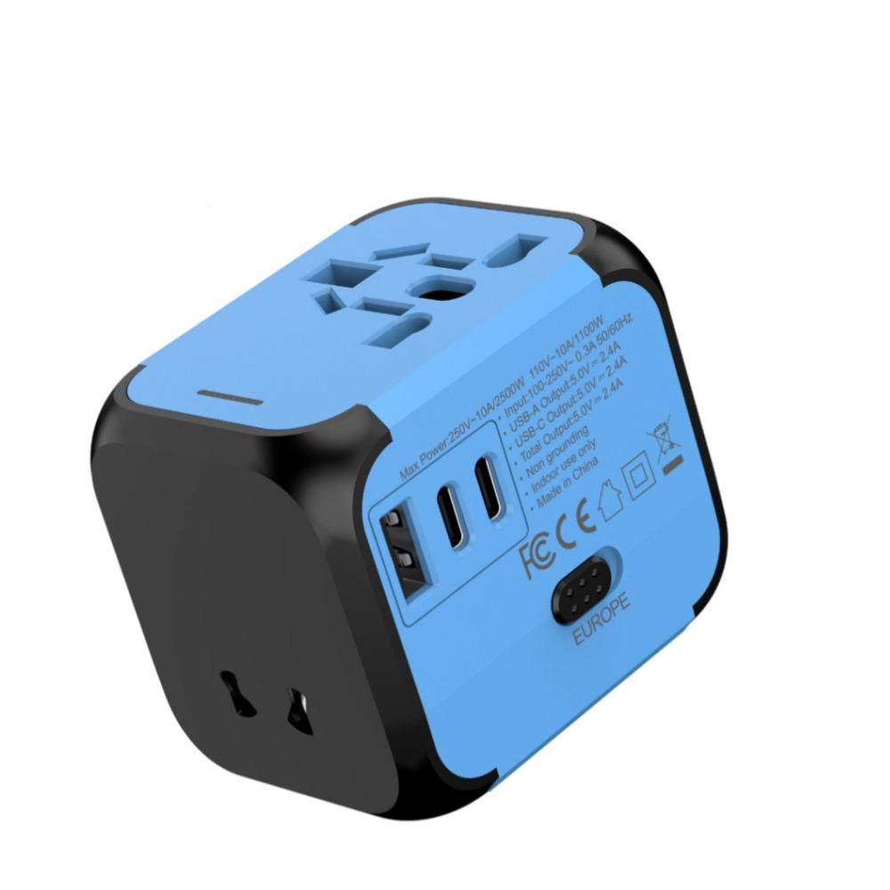 USB Port Universal Travel Plug Adapter EU/UK/US/AU Socket Adapter  International Tourism