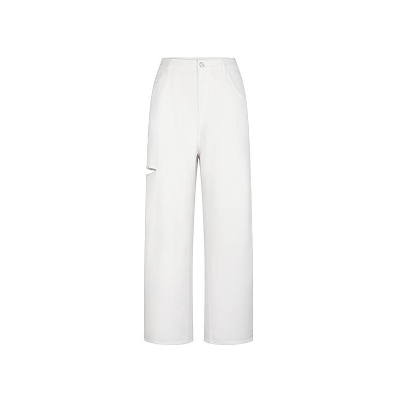 LESS 2025 Spring Casual Cotton Curved Jeans