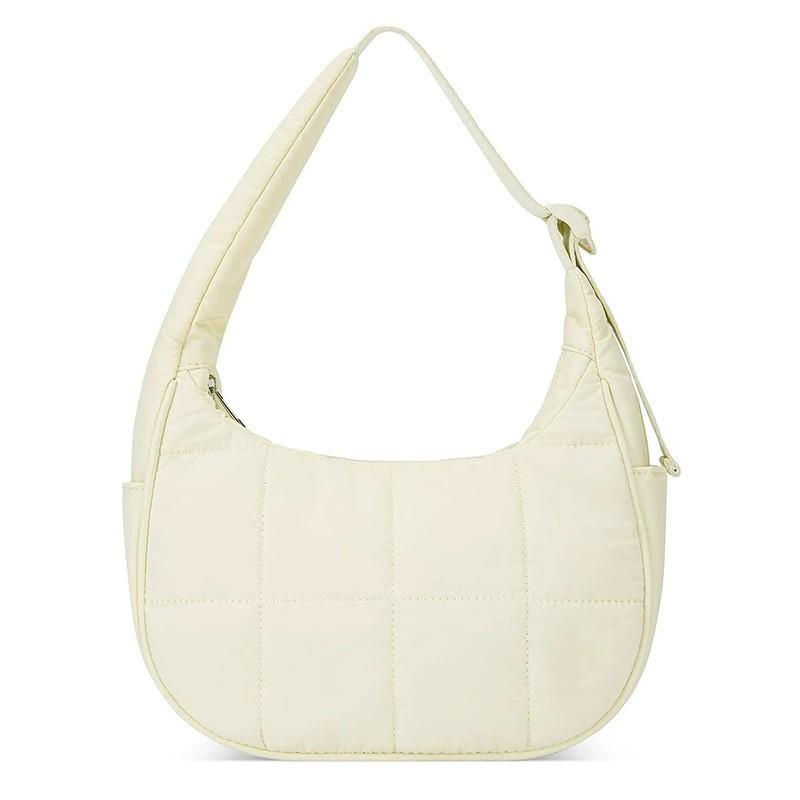 Hot-selling Quilted Nylon Bag Large Capacity Underarm Shoulder Bag Down Bag Shoulder Silk Handbag