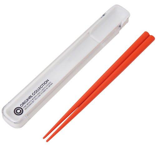 Yellow Studio OC Lacquered Chopsticks & Case (18cm Chopsticks) Red 46321