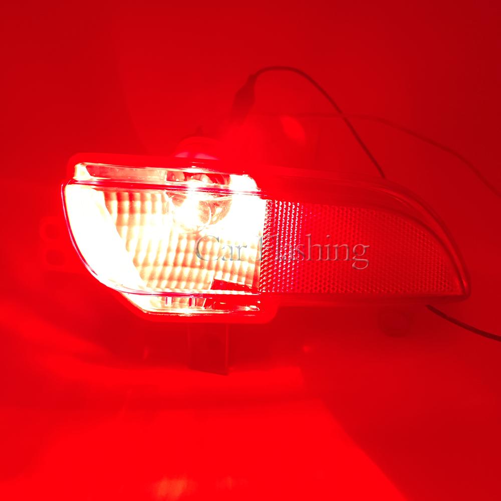 Rear Bumper Light for Peugeot 206 Plus 207 Hatchback Sedan Tail Brake Signal Fog Lamp Car Accessories With Bulb