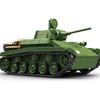 99A Armored Vehicle Children's Gift Model 2025 New Small Particle Building Blocks Puzzle T-70 Tank Assembly Toy