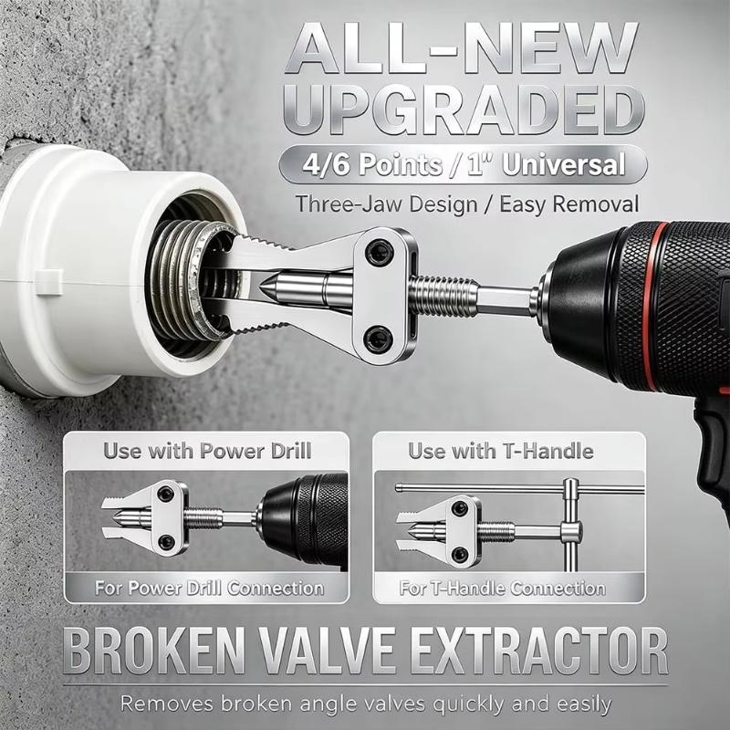 All-In-One Broken Pipe/Screw Extractor—Common Specifications; Tools For Removing Broken Taps And Screws; Compatible