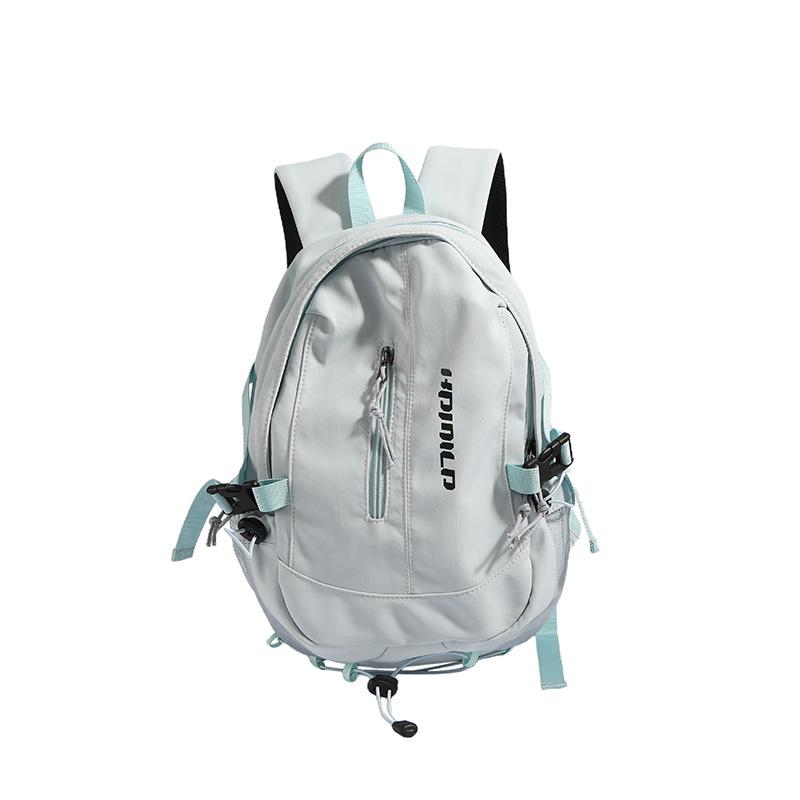 Schoolbag Korean version ins style schoolbag large capacity middle and high school students trend backpack new tooling travel backpack