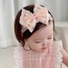 Süße Spitze Schleife Baby Mädchen Stirnbänder Für Neugeborenes Baby Weiß Schleife Haarband Elastisches Säuglings Haarband Haarschmuck 1 Jahr