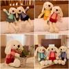 Rabbit Cute Plush Toy Long Ears Stuffed Bunny Appease Doll Children Gift Kids