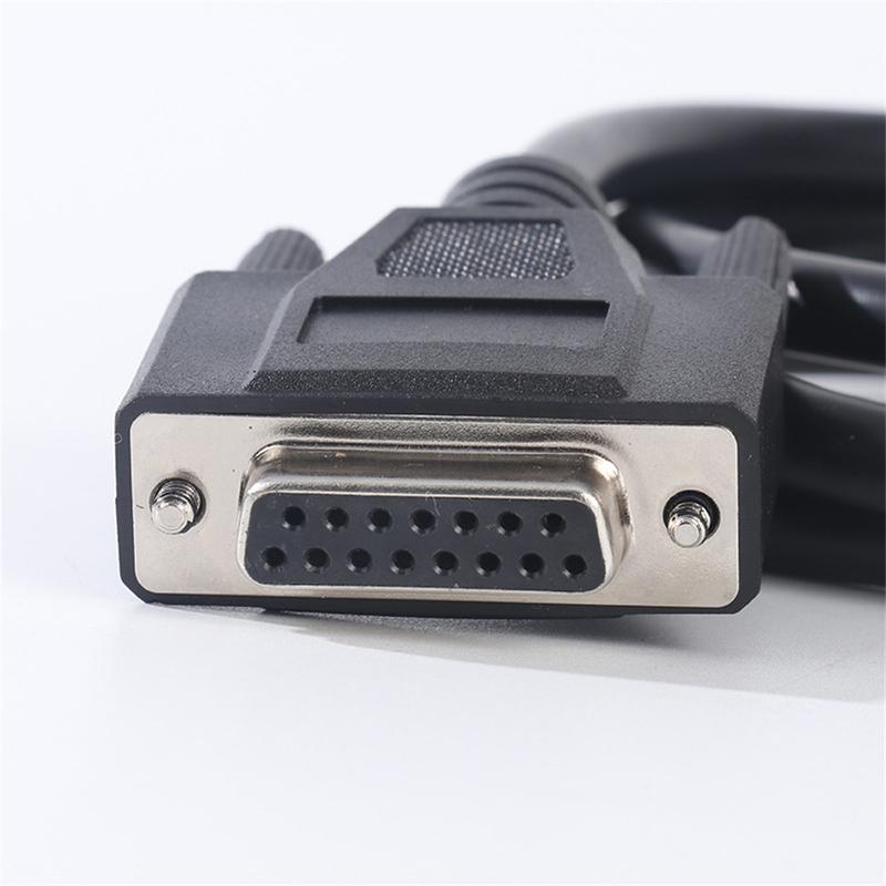 1.5m OBD2 16Pin Male To DB15 Male Extension Cable OBDII OBD 2 Diagnostic Adapter Cord 12V Car Fault Detector Connect Wire